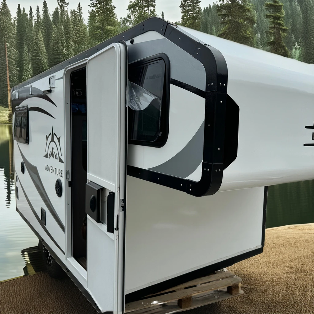 Expedition Outdoor Fiberglass Hardtop for RV Pickup Truck Off-Road Trailer Camper Motorhome with Galvanized Sheet Overland