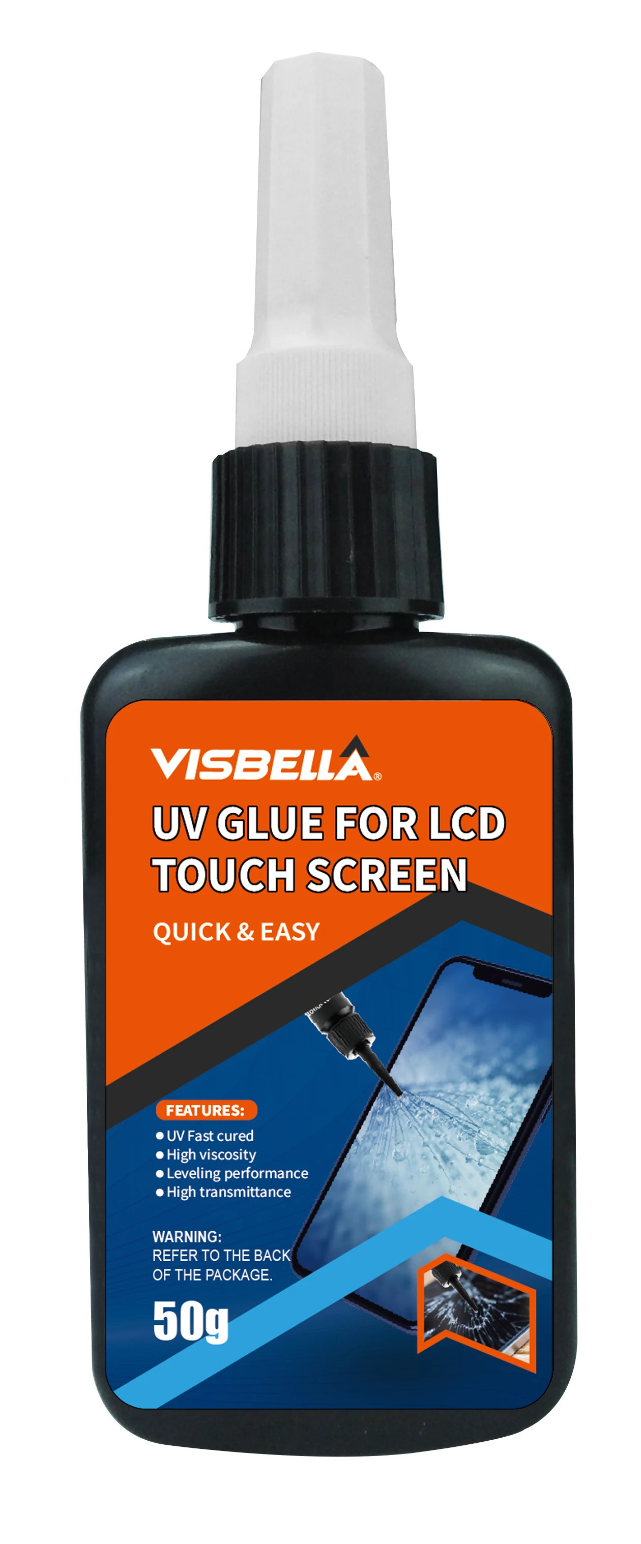 Visbella UV adhésif colle la réparation de la colle pour téléphone mobile  de l'écran tactile LCD - Chine Téléphone de la colle de réparation Scrack,  adhésif colle colle