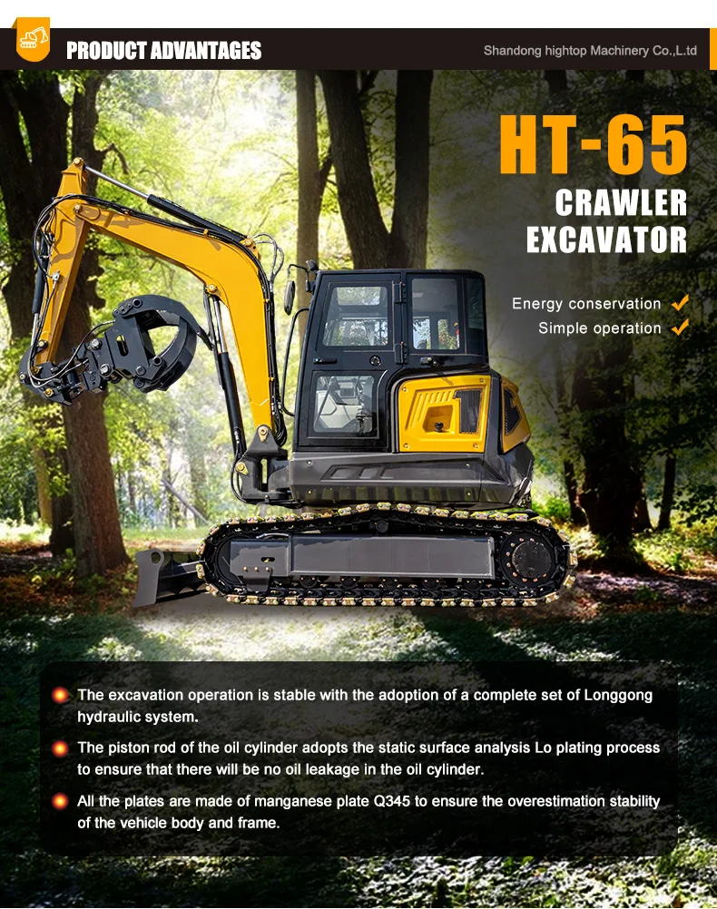 product cabin mini excavator 65ton with ac 2025 new hydraulic excavator cheap price ce epa approved-8