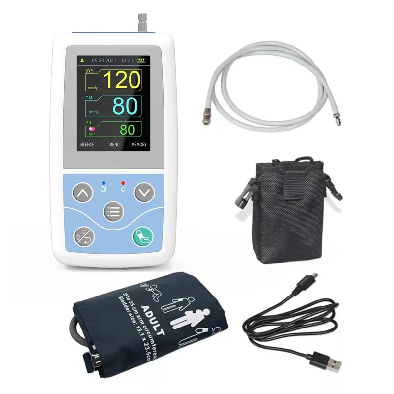 CONTEC CE CONTEC ABPM50 Portable Handheld 24 Hour Holter Blood Pressure Monitor Bt