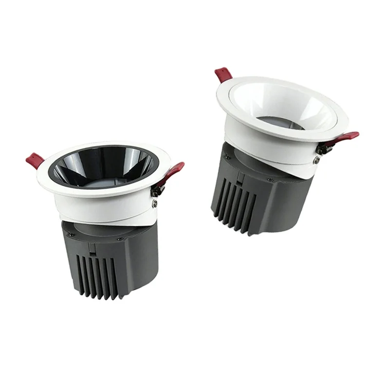 LC1042 High Performance Aluminum 5W 12W 18W Ceiling Recessed Mounted Cob Led Spotlight