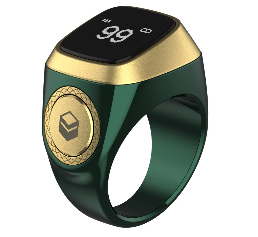 Smart Ring Zikr Plastic Counter Muslim Tasbih Online Azan Sunrise Alarm Clock Smart Ring for Phone