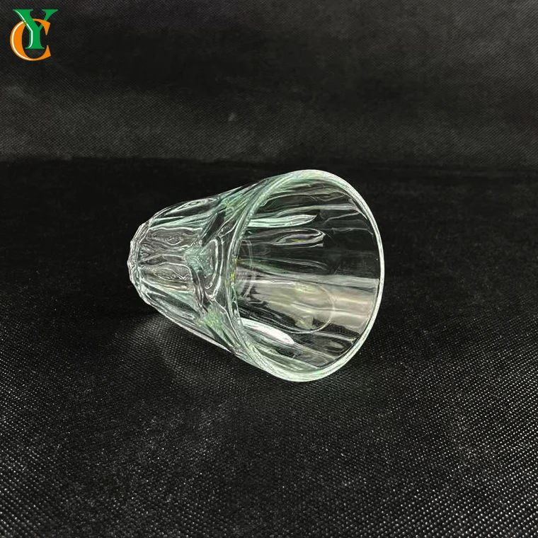 100ml 140ml 240ml clear Round Glass Cup 3OZ 5OZ 8OZ New Style for Boba Tea Whisky Water Wine Cup