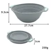 Two-tone Round Collapsible Silicone Proofing Basket