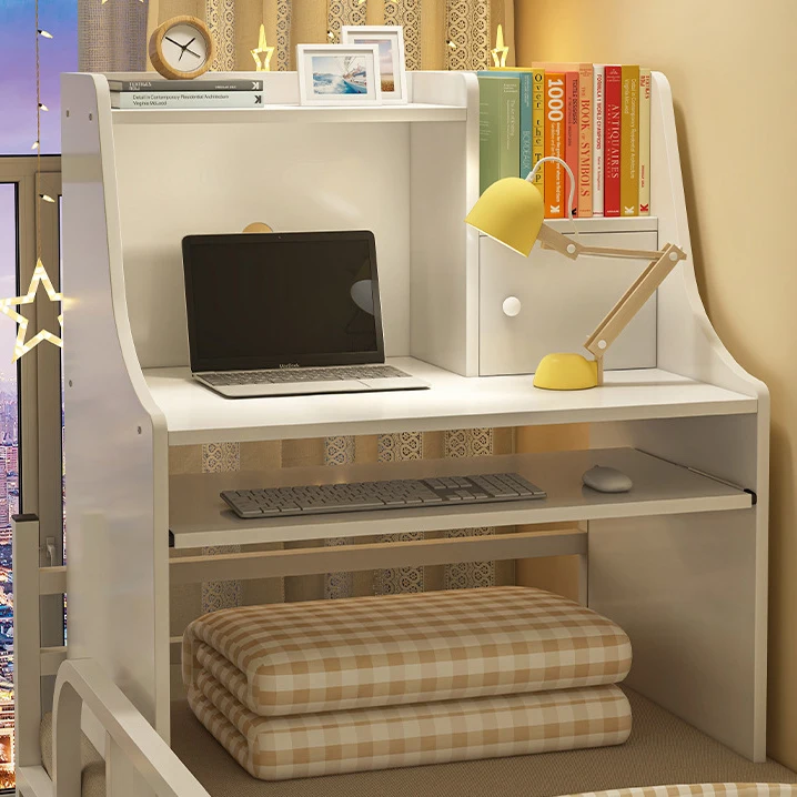 Modern Minimalist Reading Area Ergonomic Student Multipurpose Study Table Kids Bed With Study Table for Bed