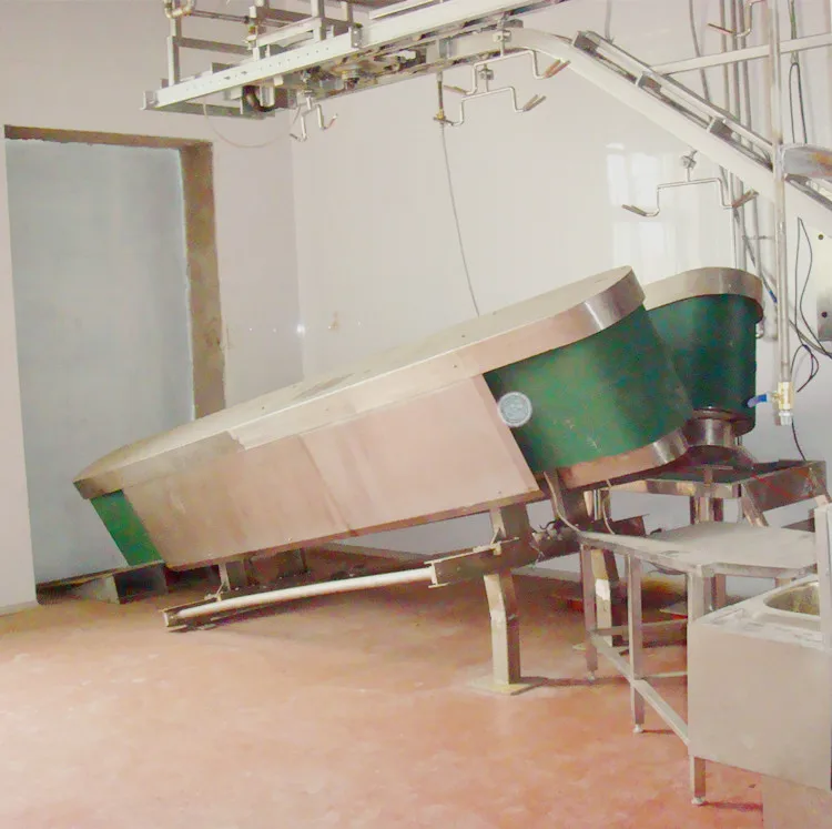 Animal Friendly Living Lamb Goat Ram V Conveyor, V Conveyor Goat Sheep Slaughterhouse