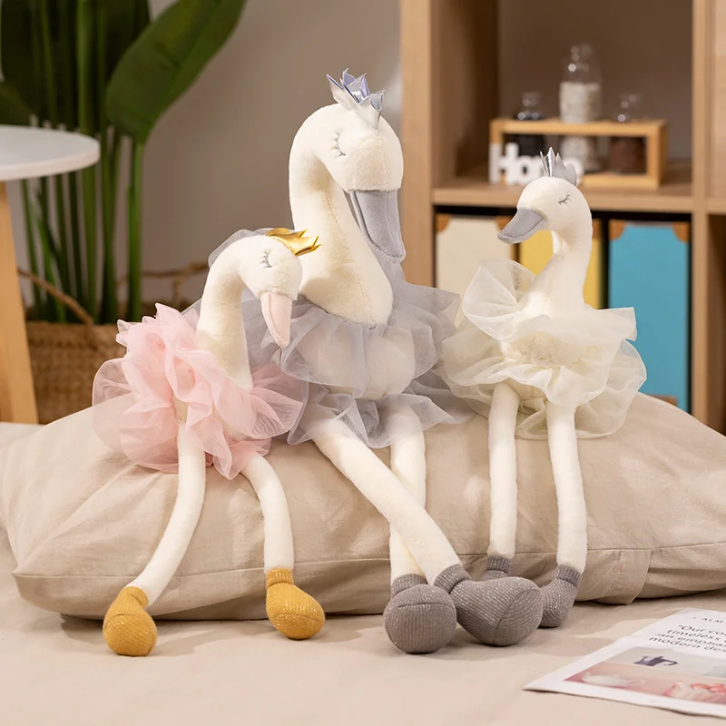 Wholesale Plush Swan with Crown - Cute Stuffed Animal