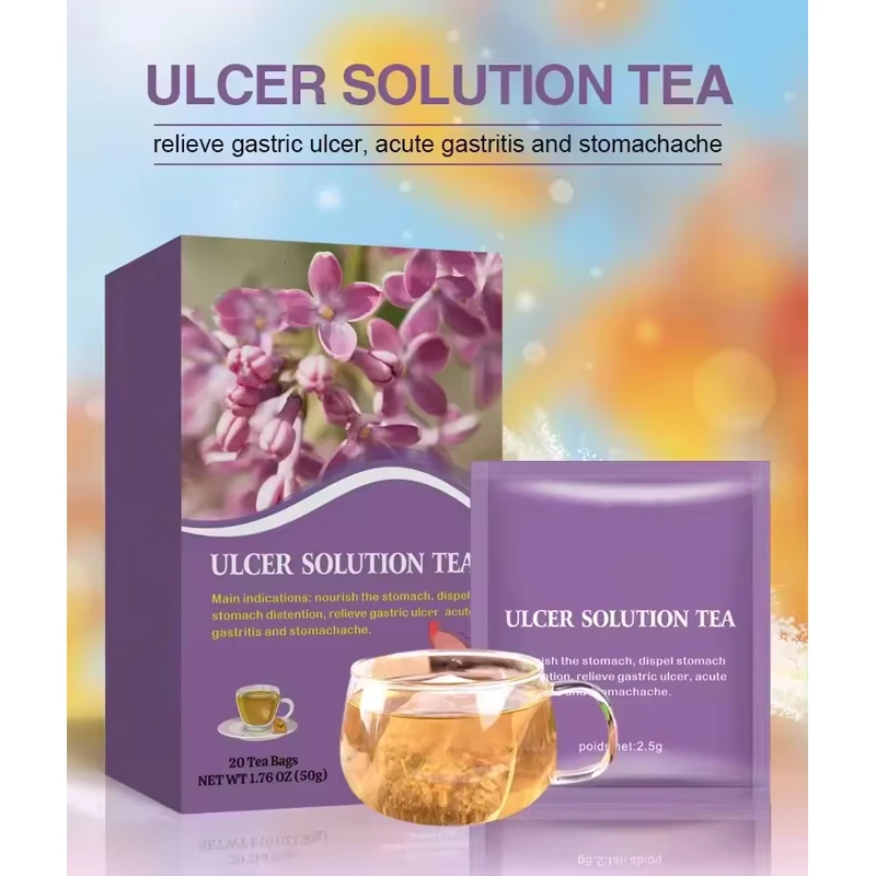 Private label ulcer solution tea chinese health tea Nourishing stomach tea