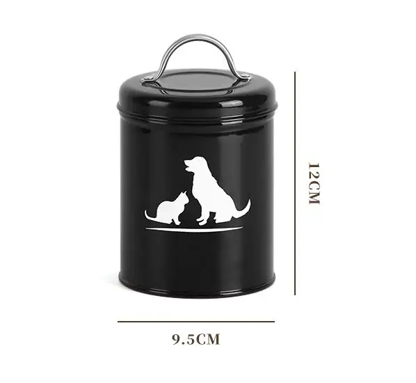 Factory Direct Sale Durable Galvanized Iron Storage Containers Set of 4 for Pet Clothes and Pet Food