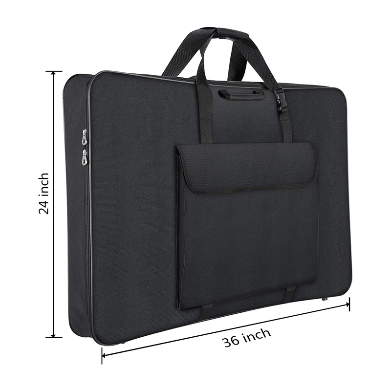QccHieUs Art Portfolio Carry Bag Poster Board Storage Bag Drawing Board Bag For Sketching