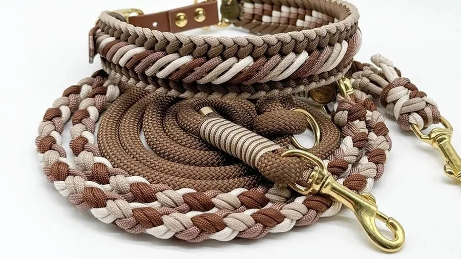 All Pet Solutions Hunde-Leine Aus Nylon – 1,8 M Extra Lang, Robust, Mit Karabiner, Mehrere Farben