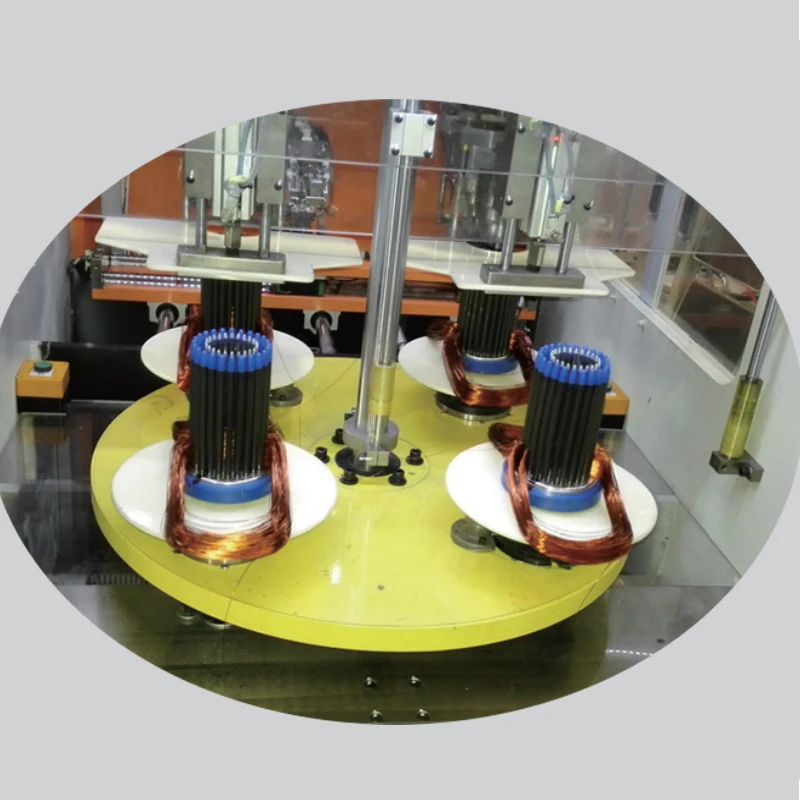 Automatic Ceiling Fan Stator Coil Winding Machine BLDC Fan Winding Mechanical With Double Stations for Sale