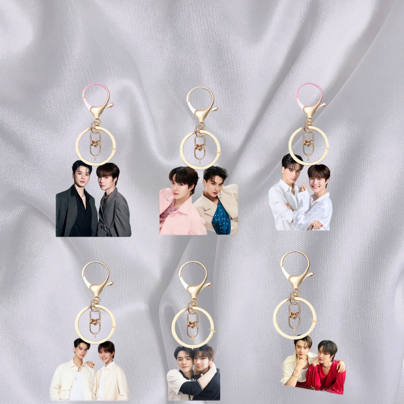 Custom Kengnamping CP Support Acrylic Keychain Double-sided 2-Pcs