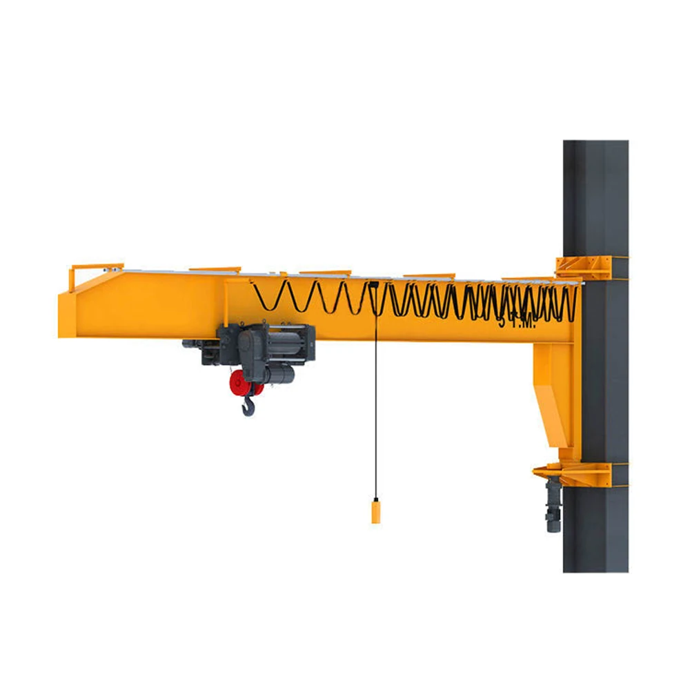 380V Industrial Workshop Light Structure Column Mounted Lifting Jib ...