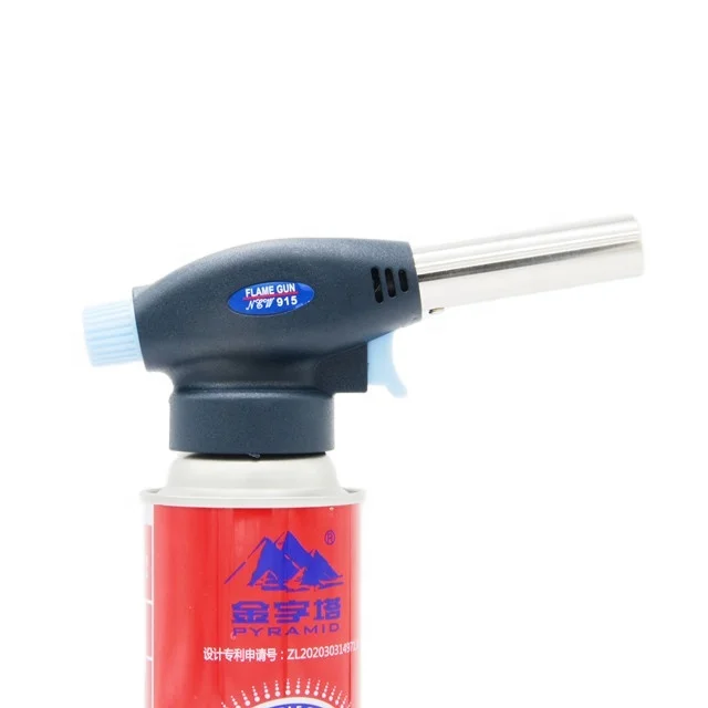 Горелка для приготовления пищи шеф-повара, газовая Бутановая горелка, пистолет-пламя для кемпинга, пьезоструйная зажигалка, уличная ветрозащитная