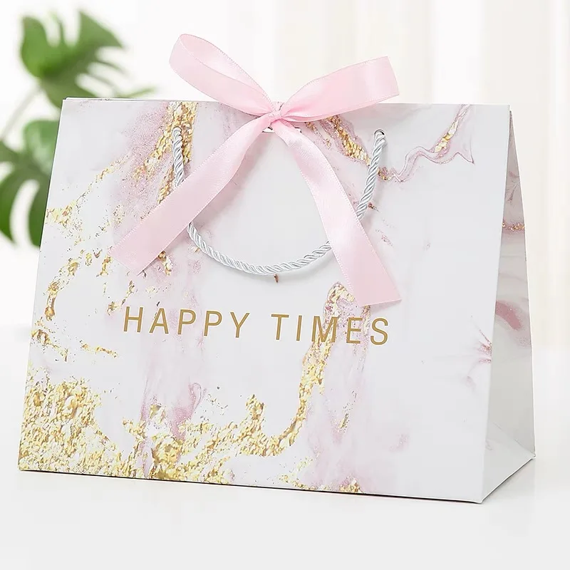 Wholesale Custom Gift Packaging Paper Bag With Handle