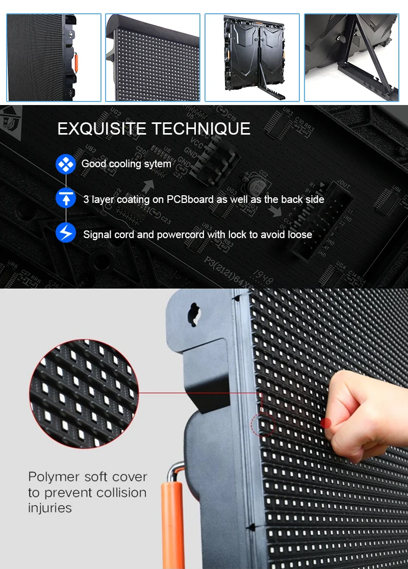 960X960mm P5 P6.67 P8 P10 outdoor Football Soccer Sports Perimeter Video screen stadium led display