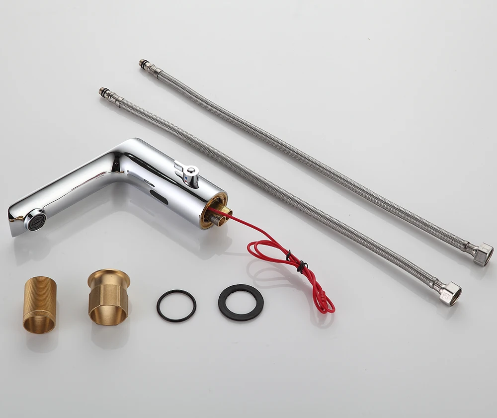 F1205 Temperature Controlled Brass Automatic Sensor Water Tap for Wash Basin Kitchen Bathroom