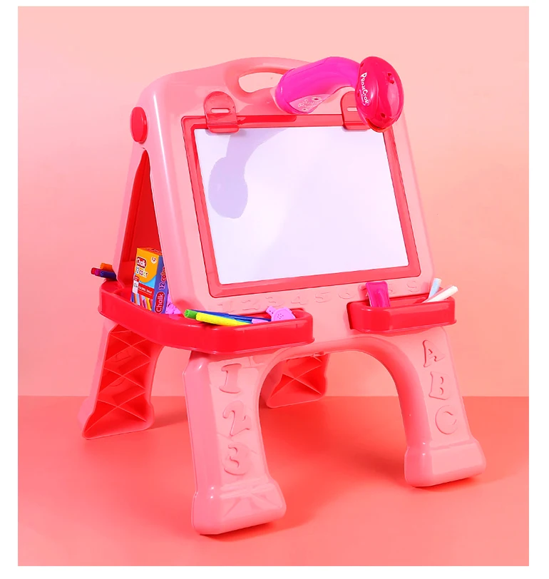 3 In 1 Double Sided Chidlren's Drawing Board Kids Painting Board Stand