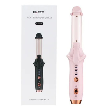 2022 New Trending Electrical Hair Styling Tools Quick Curling Hair Curler Straightener Portable Pink Automatic Curling Curler