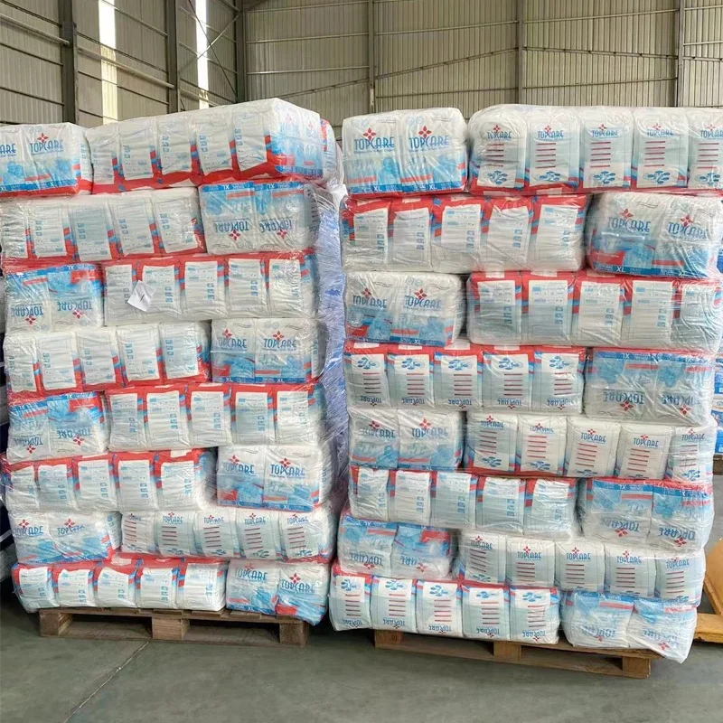 Factory Wholesale Disposable Adult Diapers Large Size Low Price Thick  Hospital Nappies Breathable Feature for Elderly - Main Image