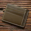 Olive green-harley vegetable tanned leather