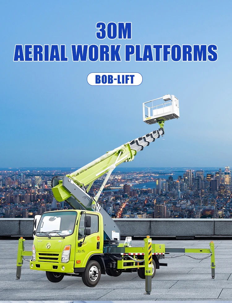 30m Aerial Platform Bucket Truck Manlift Lifting Platforms for High-Altitude Repairs and Construction 2