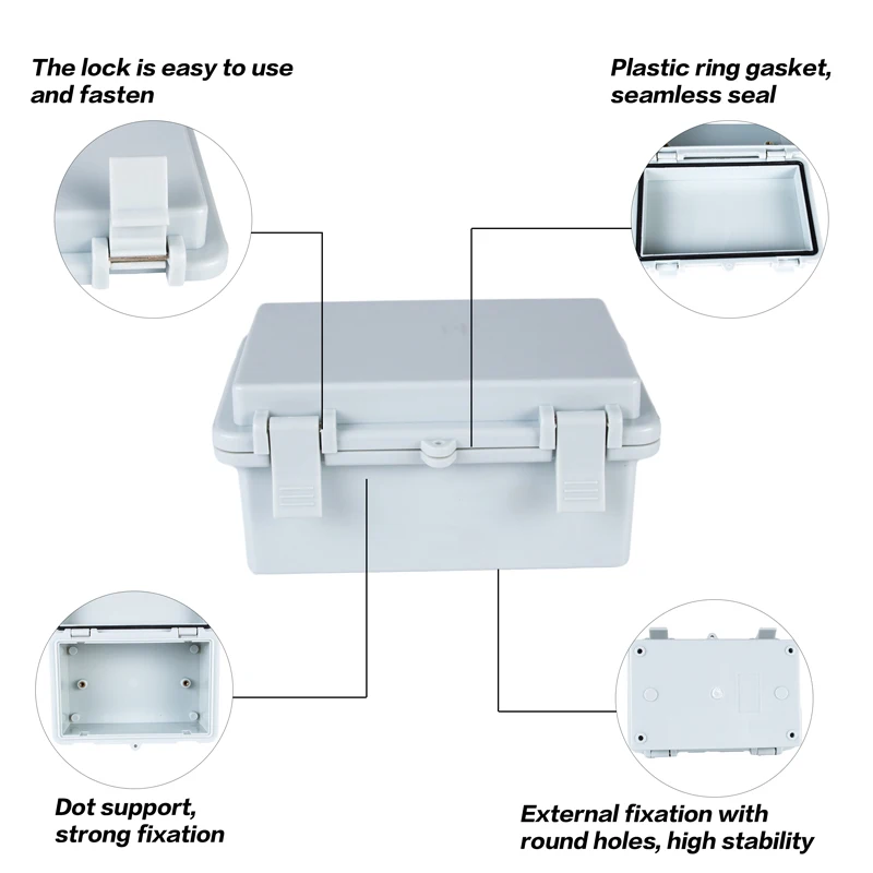 
 CHFRPU пластиковая пряжка, водонепроницаемая коробка для клемм, наружная или внутренняя проволочная коробка, пластиковая коробка  