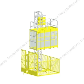 High quality SC250 durable  single cage construction hoist for hoisting motor workshop electric hoist