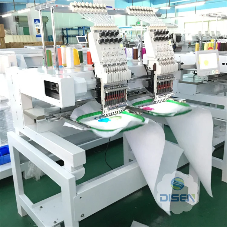 Disen DSC-W902 Cap Embroidery Machine - 2 Head Linear Quilting