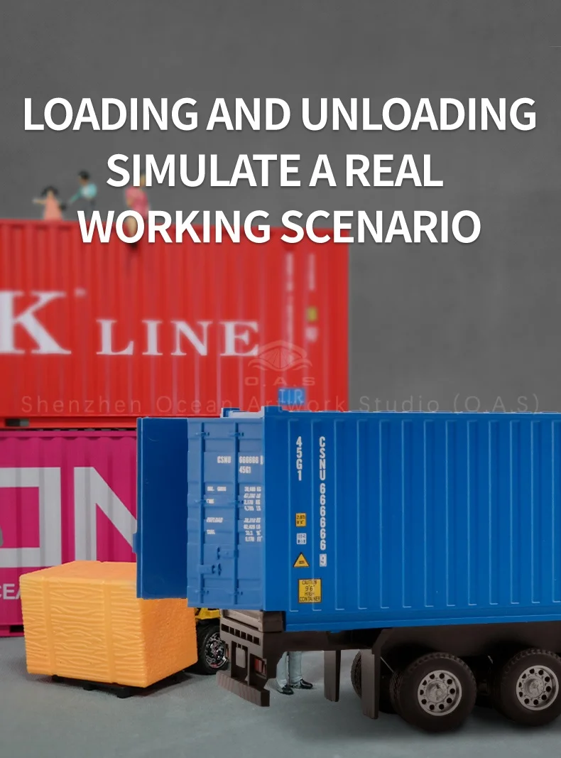 loas container model factory shipping gift customized 150 sx alloy material truck toy scale model-9