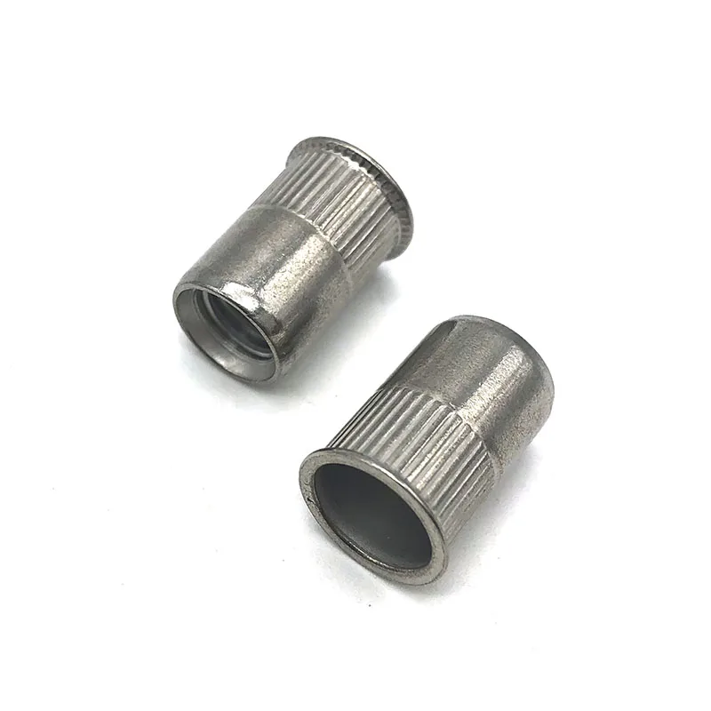 Threaded Insert Open and Close End CSK Flat Reduced Small Head Stainless Steel blind rivet nuts