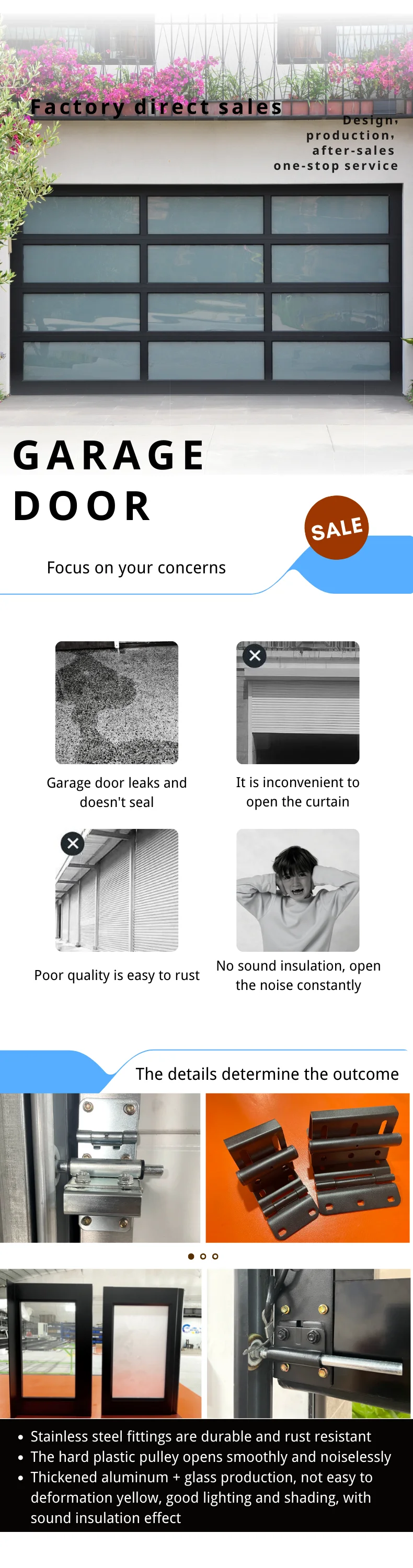 Wanjia Best Selling Custom Doors Waterproof Soundproof Roll Up Door