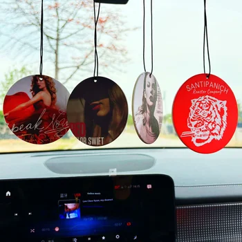 Promotional Perfume Car Hanging Air Freshener Custom Scented Paper Car Air Freshener