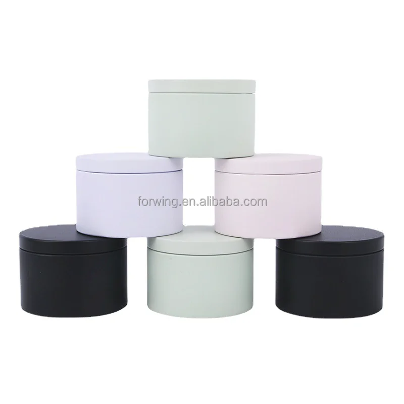 8oz Metal Tin Cans Round Empty Gift Box Candy Candle Container Jars Multifunctional Storage Tin Can For Candles factory