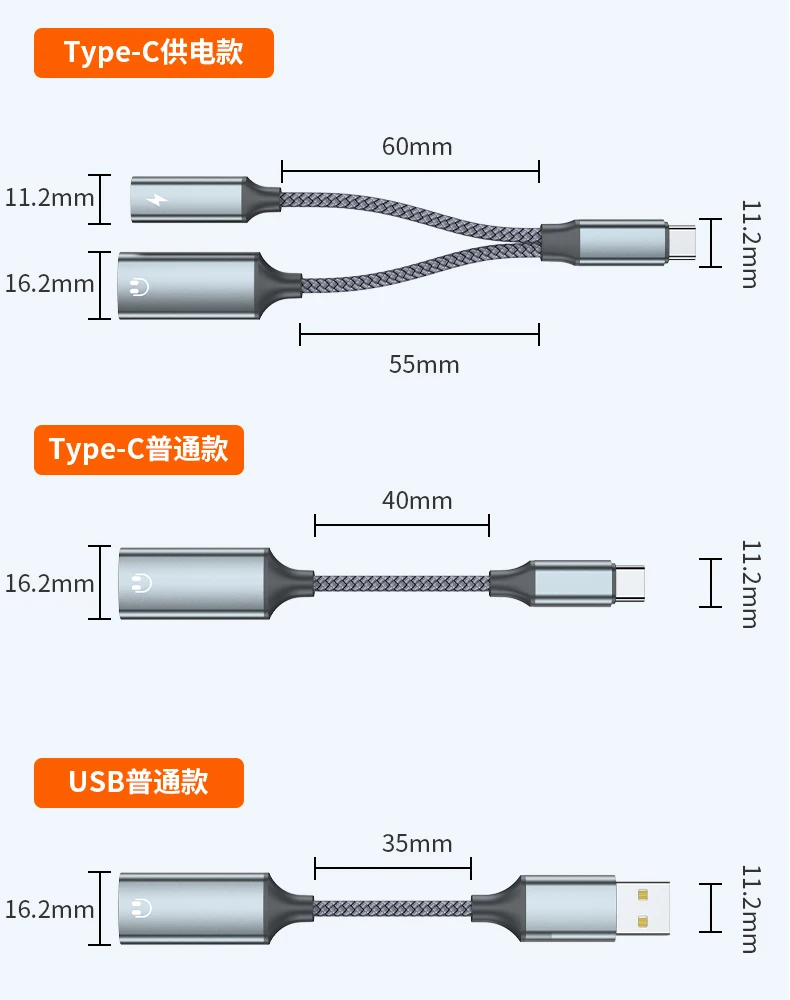 USB C To Lightning Audio Adapter 2 Pack - Type C Male To Lightning Female Headphone Converter