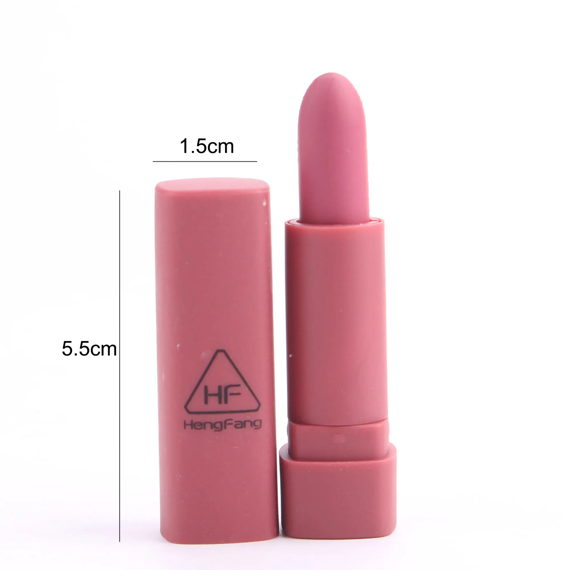 9065b Organic 6pcs Mini Pumpkin Lipstick Set Vegan Matte Nude Hengfang