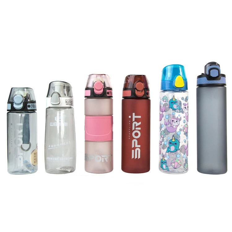Одно нажатие без добавления бисфенола А герметичность 1000 мл Тритан Спортивная пластиковая бутылка для воды eco-friendly FBA Amazon