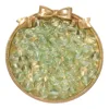 Transparent glass beads - green