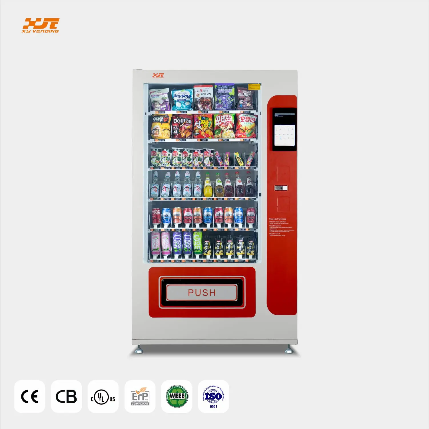 XYスマート24時間セルフサービス タッチスクリーン式牛乳/食品
