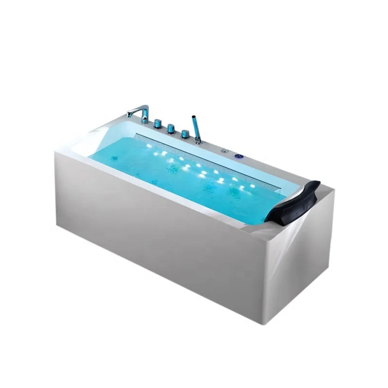 New Portable Soaking Bath Tabs Single Water Tub Free Standing Bathtub