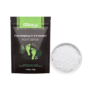 Oem Private Label Aromatherapy Natural Relaxing Conditioning Organic Sea Salt Foot  Soak Slimming Epsom Crystals Bag Bath Salt