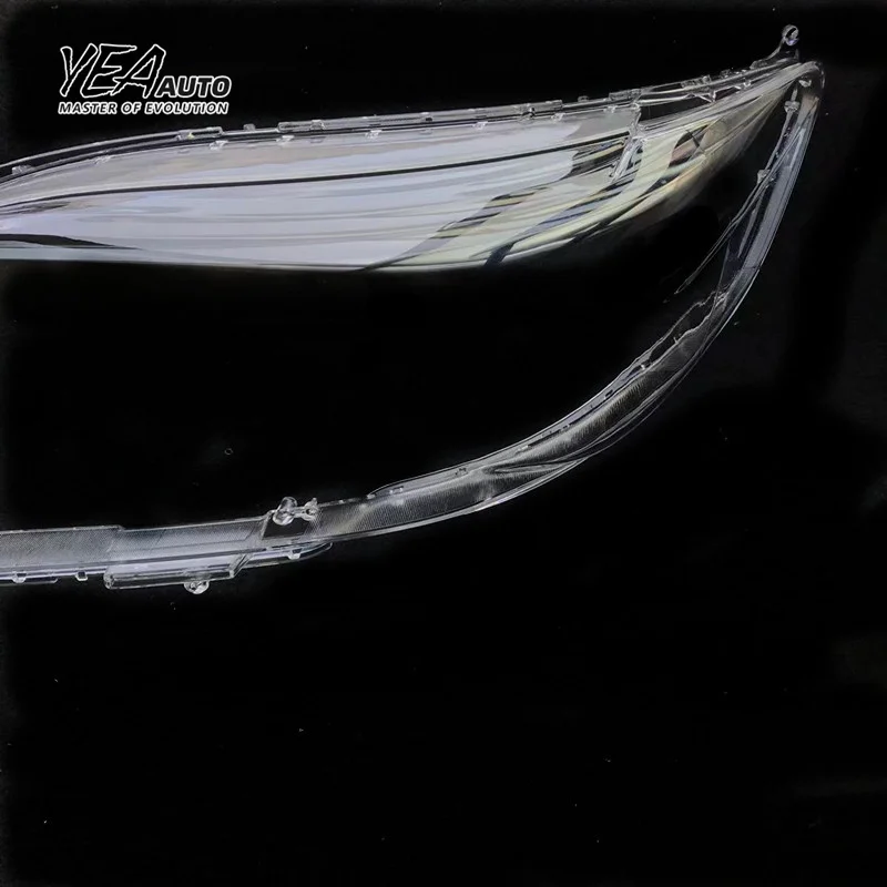 product yea auto car headlight cover lens glass for toyota sienna lens cover 2011   2015 pc lampshade clear shell-33