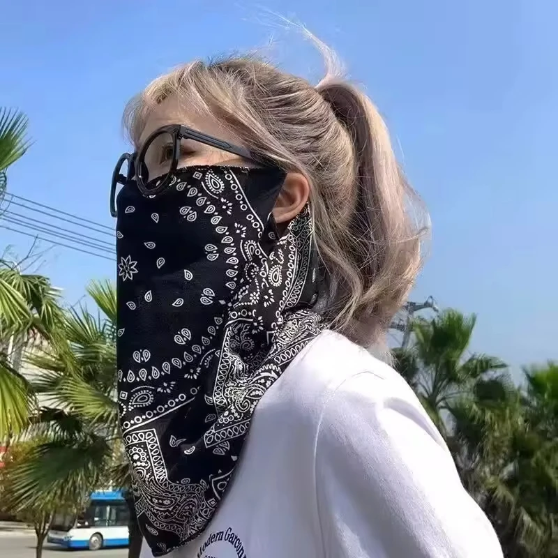 Custom Logo Neck Gaiter Scarf with Ear Loops