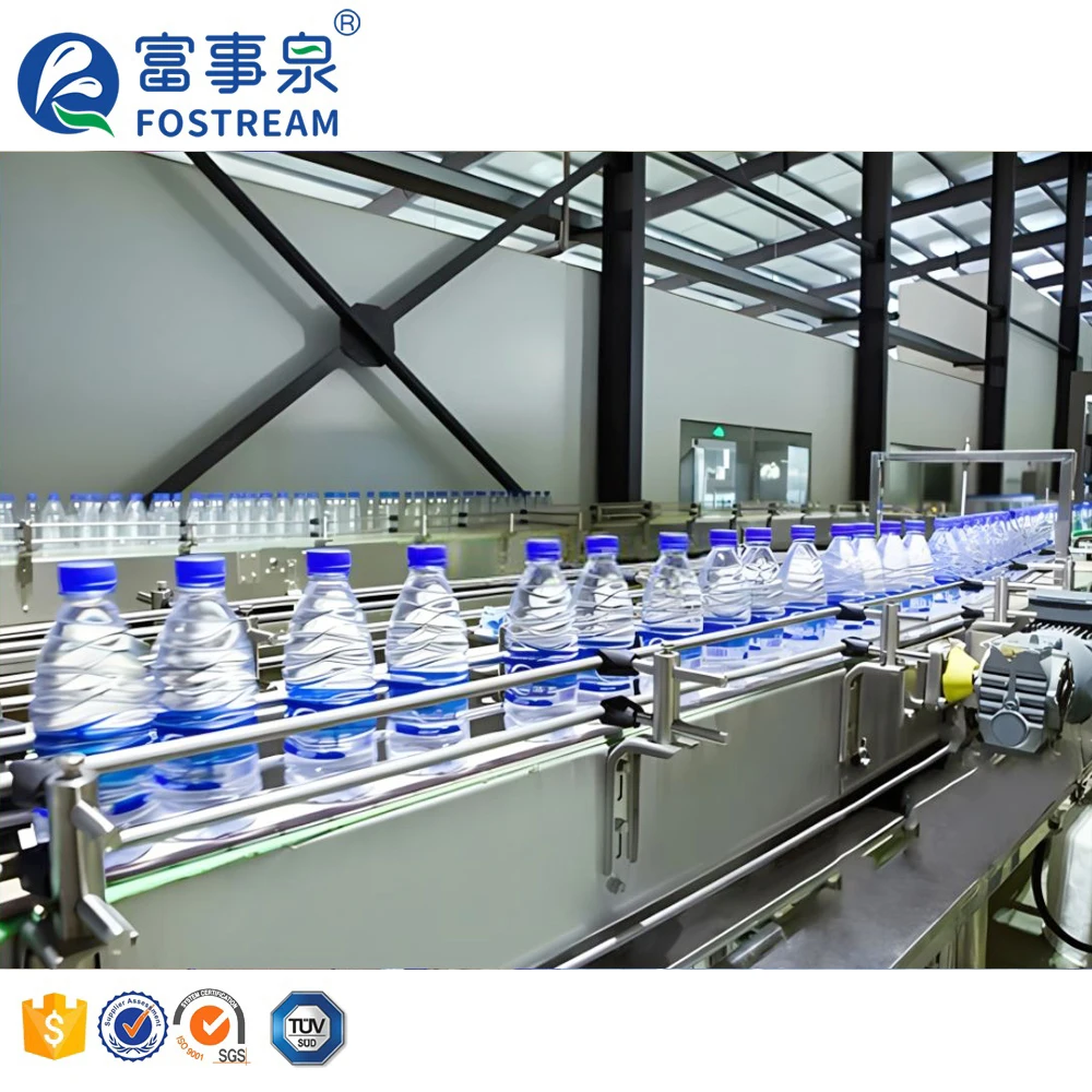 Full Automatic 4000BPH 500ml 3-in-1 Drinking Mineral Water Bottling Machine Dubai