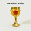 Corniola a forma di cuore