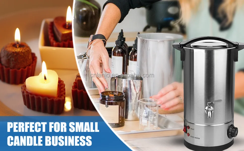 Wholesale 8l Nonstick Stainless Steel Candle Melting Set Pot Electric