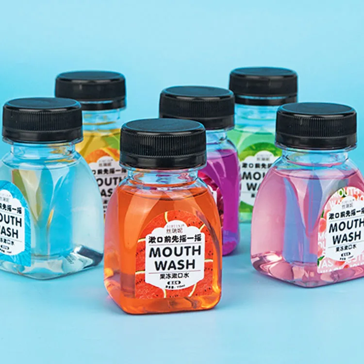Высококачественное средство для ухода за полостью рта уборки полости после еды полоскание с твердым фруктовым вкусом Желейный ополаскиватель SIRUINI 110 мл