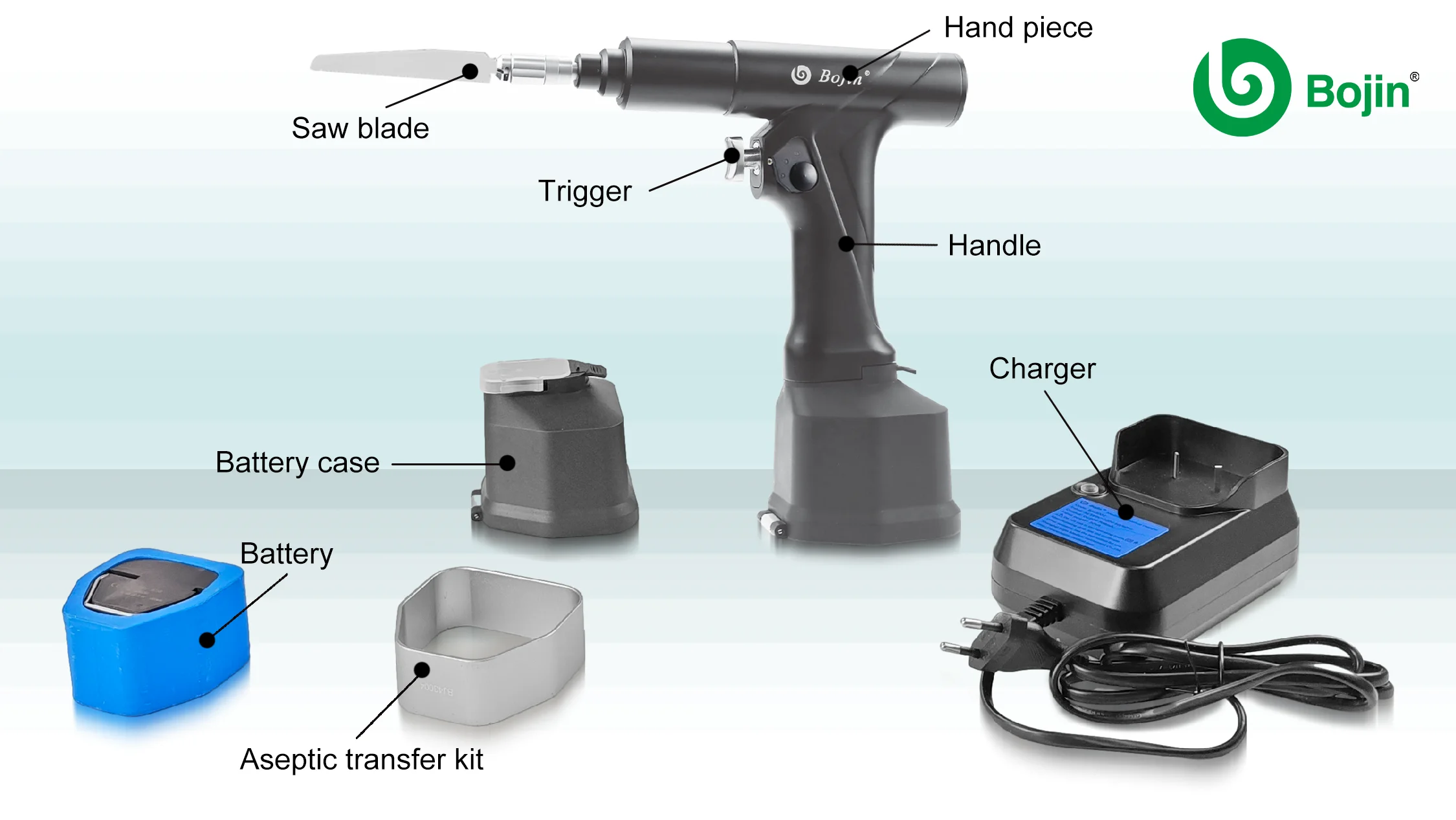 Bojin SYSTEM 5000 Orthopedic Power Tool BJ5509 Reciprocating Saw -Singlefunctional