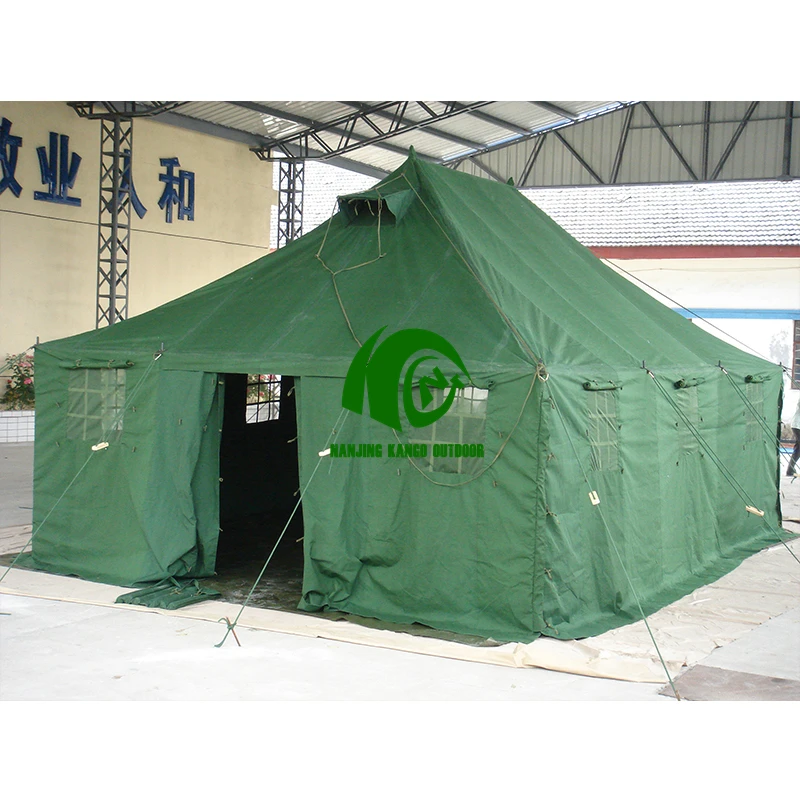 Custom Large Canvas Army Green Medical Inflatable Disaster Relief Tents Made From Durable Nylon for Camping Emergency Situations